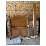 Single Bed-Box Spring/Mattress, Head/Footboard
