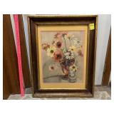 Floral Watercolor Framed Print