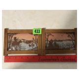2 Reverse Painted Pictures
