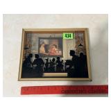 Vintage Reverse Painted Art