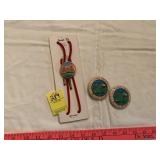 SD Bolo Tie & 2 Dakota Territory 50th Buttons