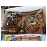 Vintage Tools, Black/Tackle, Draw Knife, Etc.