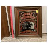 Pony Express/Wells Fargo Mirror, Framed
