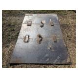Steel Ramp for Shipping Container 3/4' Steel 7'x5