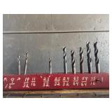 Drill Bits: 9/16 to 1' (Not Complete)