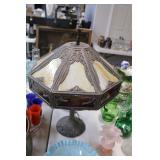 Slag Glass Lamp 