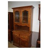 Oak China Cabinet 