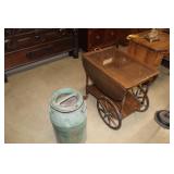 Milk Can & Serving Cart 