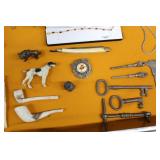 Keys, Metal Dogs, Trade Pipes 