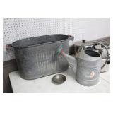Galvanized Boiler, Water Can  
