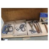 C Clamps, Hammers