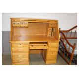 Oak Rolltop Desk 