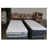 Twin Beds adjustable bases