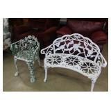 Cast Bench & Chair 