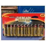 Eveready Gold AA batteries 24  packs x 4
