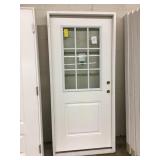 36' LH 9 Lite Fiberglass Door 36' LH 9 Lite Fiberglass Door