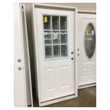 36' LH 9 Lite Fiberglass Door 36' LH 9 Lite Fiberglass Door