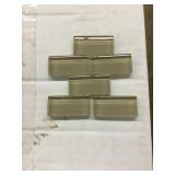 1in x 2in glass tile x5 1in x 2in glass tile x5