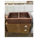 36in x 22in dual bowl farmhouse kitchen sink 36in x 22in dual bowl farmhouse kitchen sink