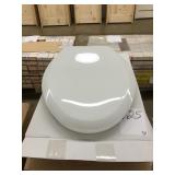 White Elongated Plastic Toilet Seat DISPLAY White Elongated Plastic Toilet Seat DISPLAY