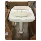 American Standard Pedestal Sink & Base DISPLAY American Standard Pedestal Sink & Base DISPLAY