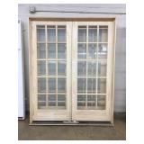 64in x 81in interior French door 64in x 81in interior French door
