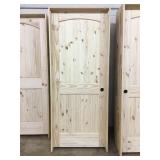 32' LH Interior Arch Top Pine Door 32' LH Interior Arch Top Pine Door