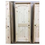 30' LH Interior Arch Top Pine Door 30' LH Interior Arch Top Pine Door