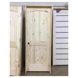 30' RH Interior Arch Top Pine Door 30' RH Interior Arch Top Pine Door