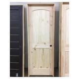 28' LH Interior Arch Top Pine Door 28' LH Interior Arch Top Pine Door