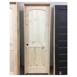 28' RH Interior Arch Top Pine Door 28' RH Interior Arch Top Pine Door
