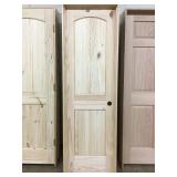 24' LH Interior Arch Top Pine Door 24' LH Interior Arch Top Pine Door