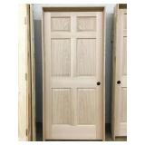 36' LH Interior Unfinished Oak Door 36' LH Interior Unfinished Oak Door