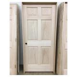 36' RH Interior Unfinished Oak Door 36' RH Interior Unfinished Oak Door