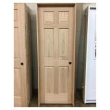 24' LH Interior Unfinished Oak Door 24' LH Interior Unfinished Oak Door
