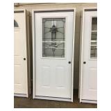 36in LH half view steel exterior door 36in LH half view steel exterior door