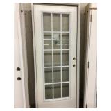 32in LH 15 Lite Fiberglass Ext Door 32in LH 15 Lite Fiberglass Ext Door
