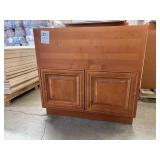 36' Cherry Farm Sink Base 36' Cherry Farm Sink Base
