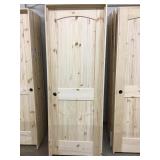 28' x 80' RH Knotty Pine Arch Top Door 28' x 80' RH Knotty Pine Arch Top Door