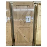 36' Knotty Alder Barn Door Slab 36' Knotty Alder Barn Door Slab