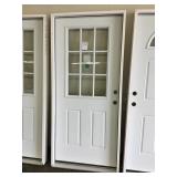 36in x 80in LH steel exterior door. 36in x 80in LH steel exterior door.