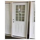 36in x 80in RH steel exterior door 36in x 80in RH steel exterior door