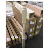 58in Unfinished Poplar Newel Post x4 58in Unfinished Poplar Newel Post x4