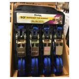 10' Ratchet Tie Down Pack x 4 10' Ratchet Tie Down Pack x 4
