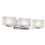 Kichler 45479CH Three Bulb Vanity Light Chrome Kichler 45479CH Three Bulb Vanity Light Chrome