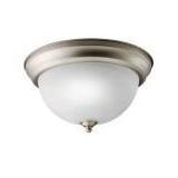 Kichler 10835NI One Bulb Flush Mount Light x2