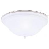 Kichler 8655SC Three Bulb Flush Mount Light x2 Kichler 8655SC Three Bulb Flush Mount Light x2