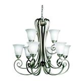 Kichler 1828NI Nine Light Chandelier Kichler 1828NI Nine Light Chandelier