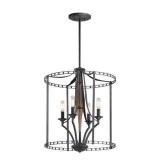 Kichler 43420DBK Four Bulb Foyer Light