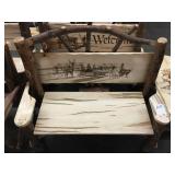 Amish Made Sassafras Bench Amish Made Sassafras Bench